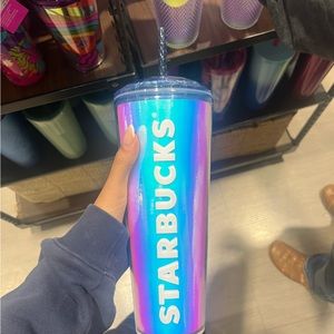 24oz colorful starbucks cup